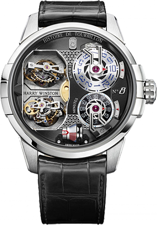 Review Harry Winston Haute Horology Histoire de Tourbillon 8 HCOMDT51WW003 watch replica - Click Image to Close